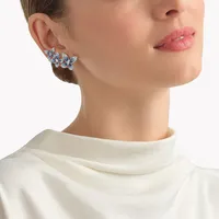 Ohrringe Butterfly Sapphire, Tourmaline and Diamond — thumbnail 2