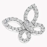 Серьги Mini Butterfly Silhouette Diamond — thumbnail 4