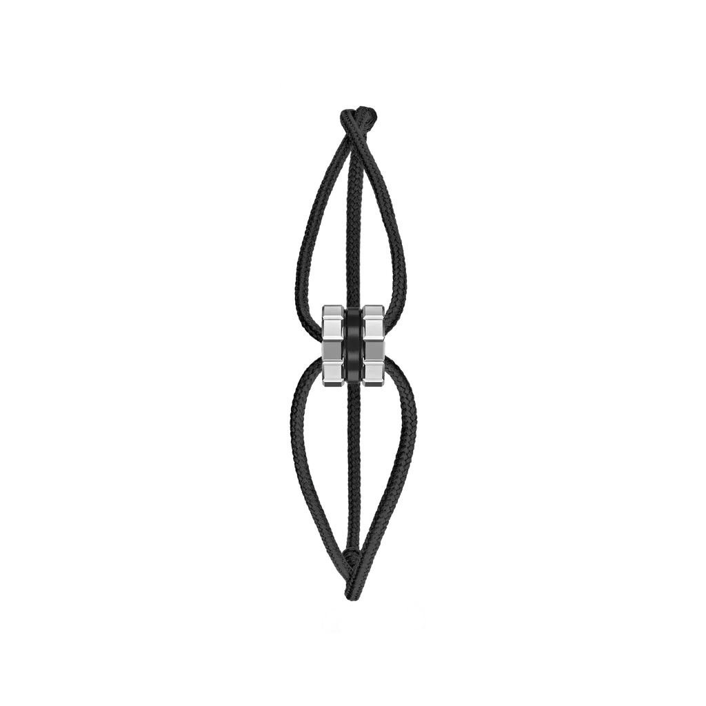 Bracelet Ice Cube Black Hyceram  — detail