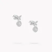Ohrringe Butterfly Round Diamond — thumbnail 2