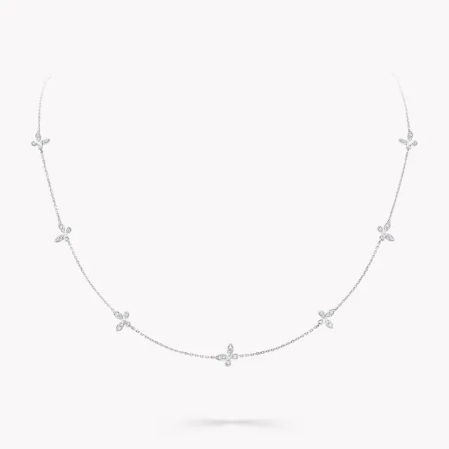 Necklace Pavé Butterfly Diamond Petite