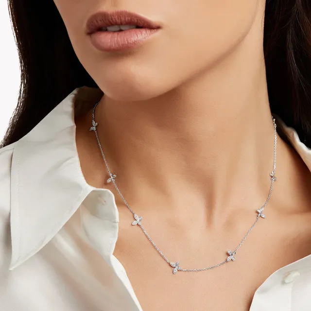 Náhrdelník Pavé Butterfly Diamond Petite  — detail