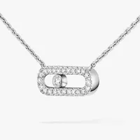 Necklace Move Uno Pavé White — thumbnail 4