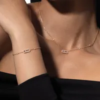 Necklace Move Uno Pavé — thumbnail 2