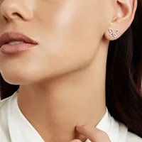 Серьги Mini Butterfly Silhouette Diamond — thumbnail 2