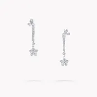Earrings Butterfly Diamond Hoop — thumbnail 1