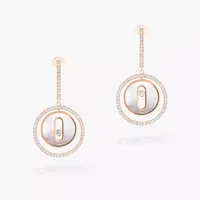 Ohrringe Lucky Move White Mother-of-Pearl Small — thumbnail 1