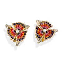 Earrings Trinity Yellow