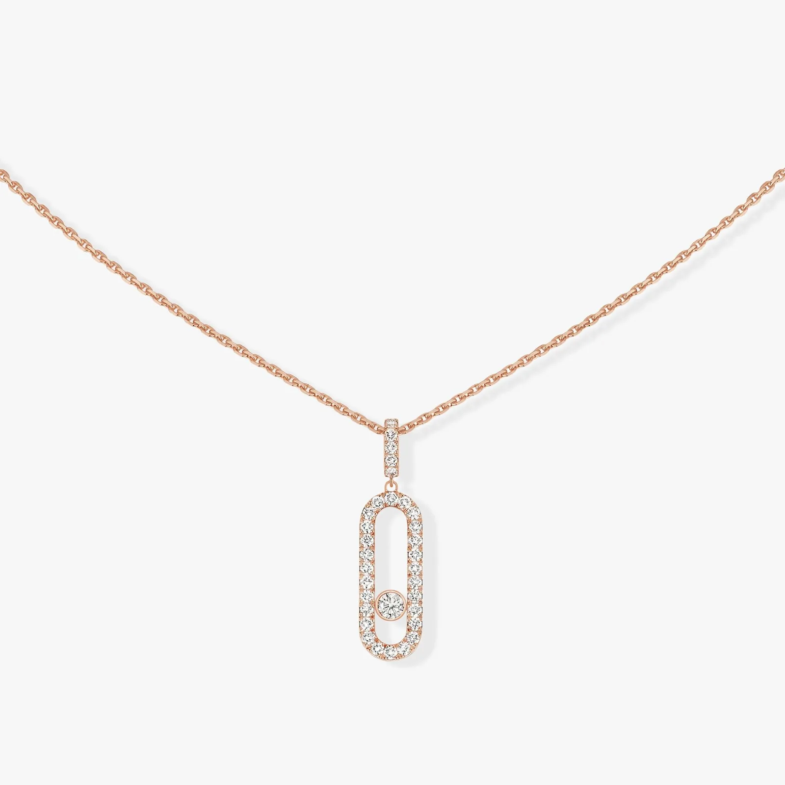Necklace MOVE UNO PAVÉ LM — 1