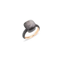 Ring NUDO MAXI Obsidian — thumbnail 1