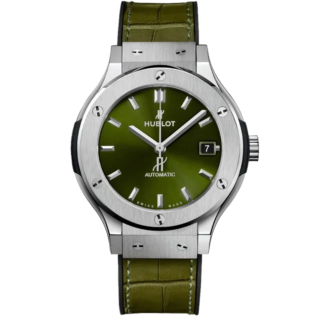 Classic Fusion Titanium Green 38MM