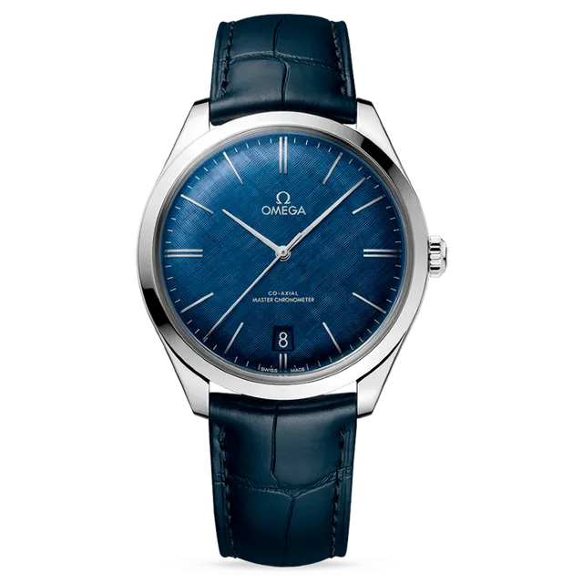 TRÉSOR OMEGA CO‑AXIAL MASTER CHRONOMETER 40 MM blue dial