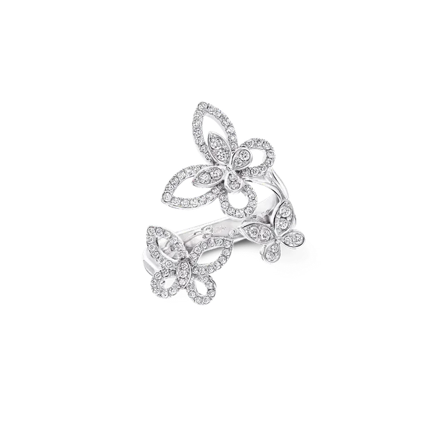 Кольцо Triple Butterfly Silhouette