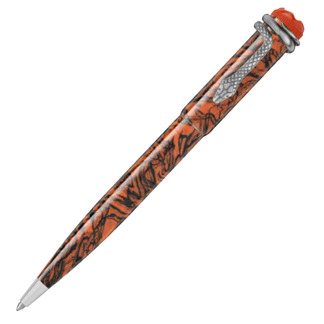 Kuličkové pero Heritage Rouge et Noir Serpent Marble Special Edition