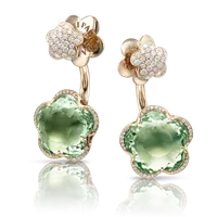 Náušnice BON TON Dolce VITA Prasiolite 14MM