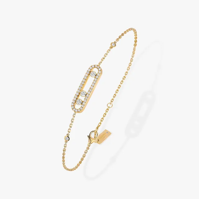 Браслет Baby Move Pavé Yellow