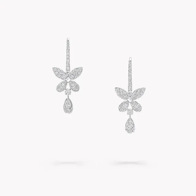 Náušnice Butterfly Diamond