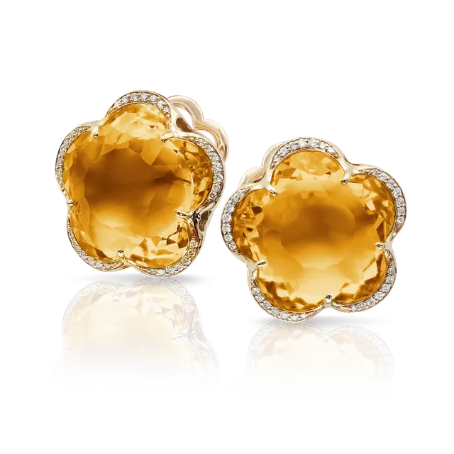 Náušnice BON TON Divine Citrine