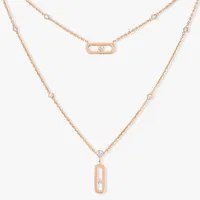 Necklace MOVE UNO 2 ROWS — thumbnail 1