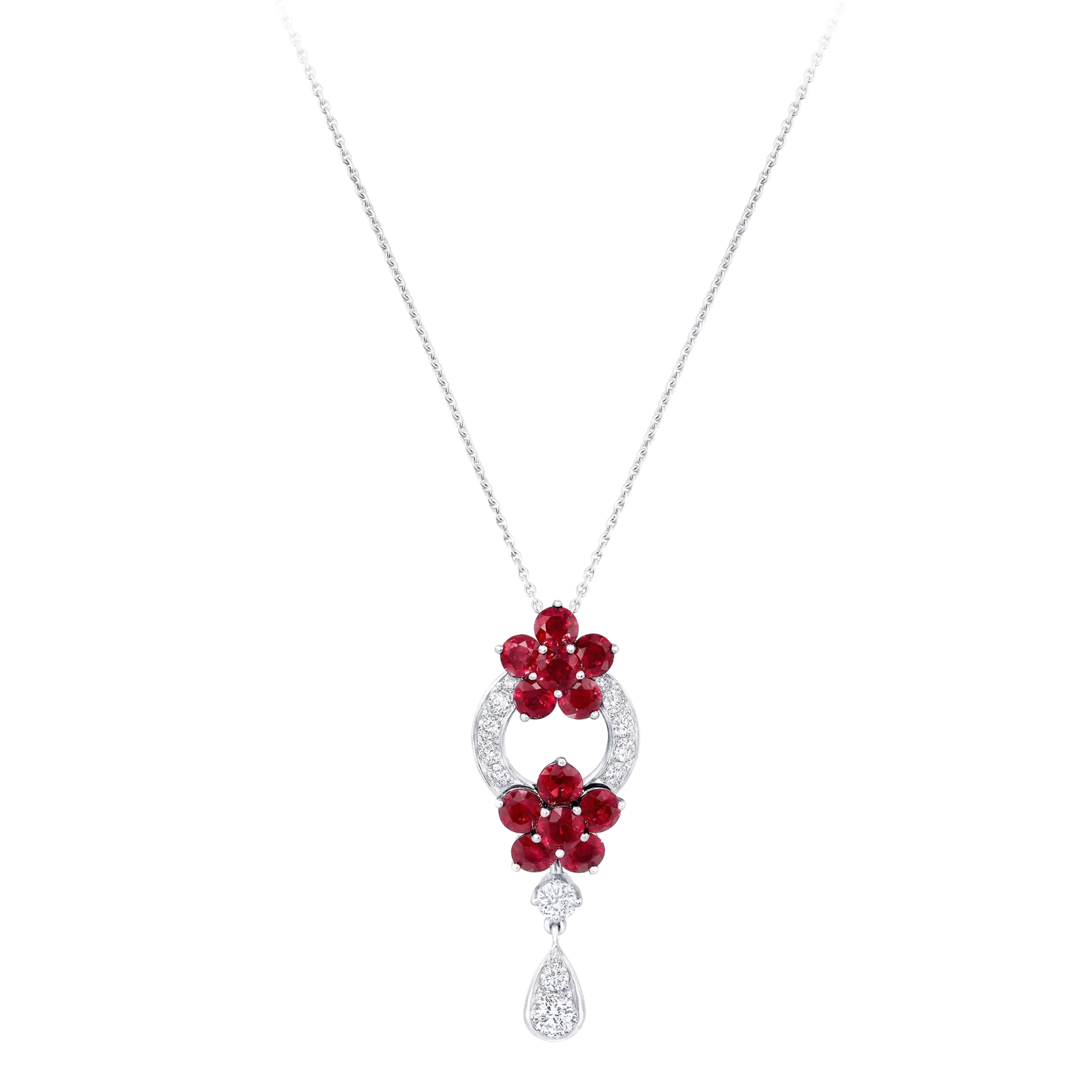 Anhänger Rosette Ruby — 1
