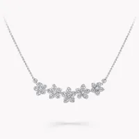 Halskette Wild Flower Diamond Line — thumbnail 1