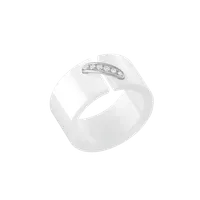 Ring LIENS White Ceramic