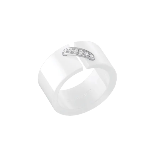 Prsten LIENS White Ceramic