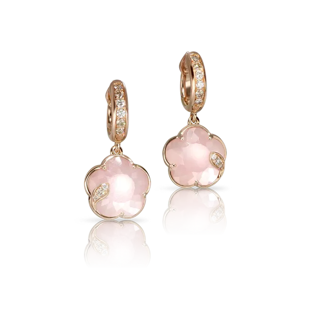 Серьги Petit Joli Pink Chalcedony