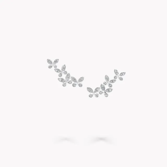 Náušnice Pavé Butterfly Diamond Petite