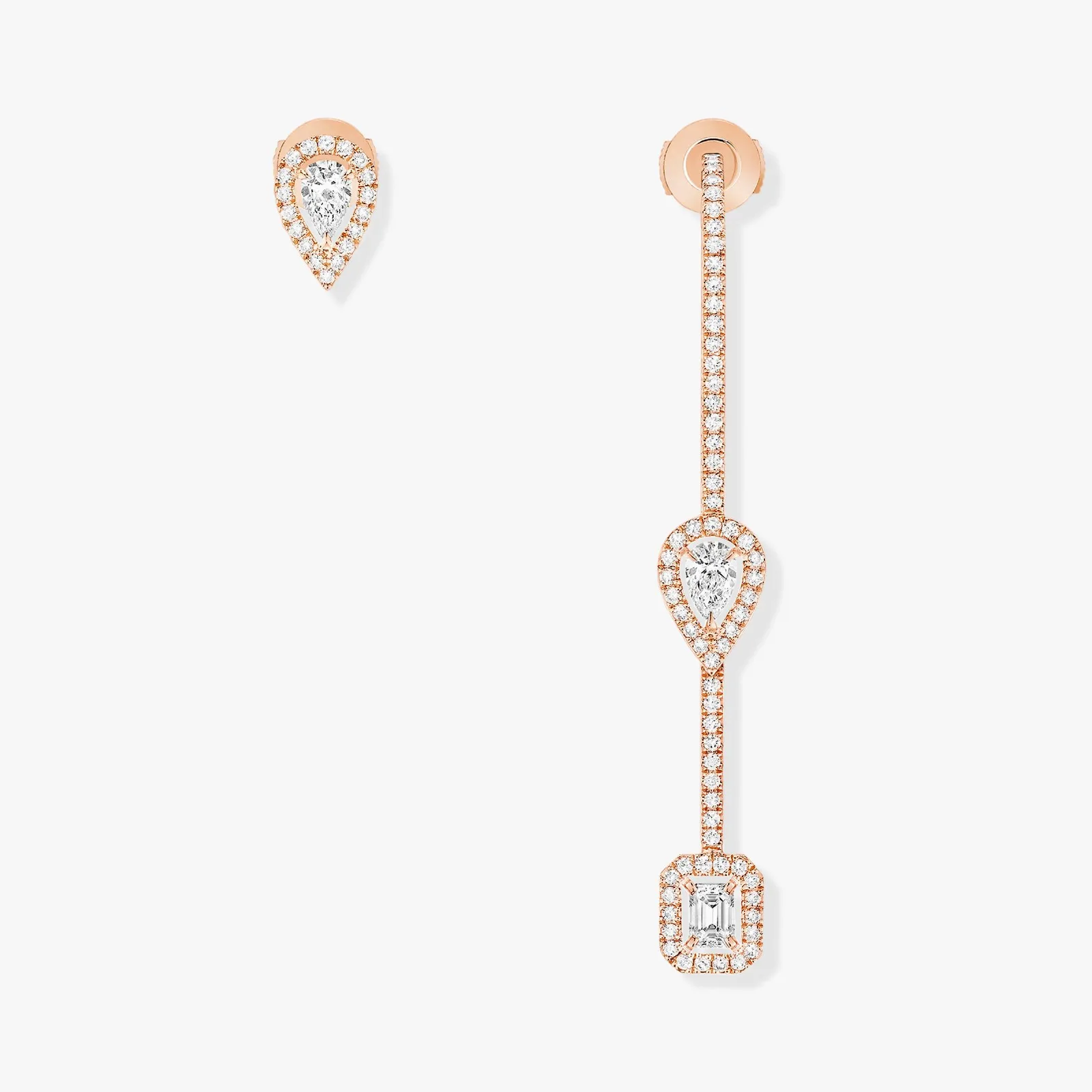 Náušnice My Twin Hook and Stud 3x0.10ct Mono — 1