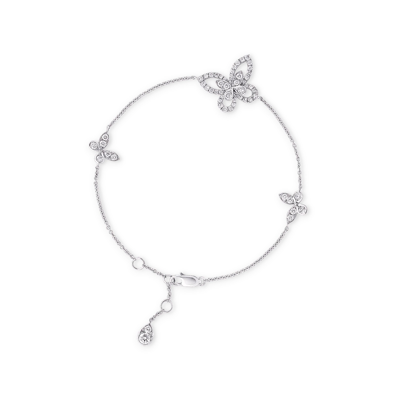Браслет Butterfly Silhouette Diamond Mini — 1