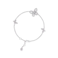 Браслет Butterfly Silhouette Diamond Mini