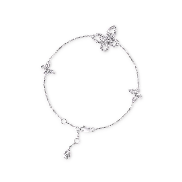 Браслет Butterfly Silhouette Diamond Mini