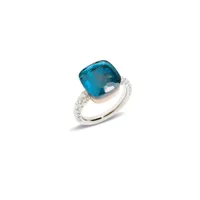 Ring NUDO MAXI London BLUE Topaz