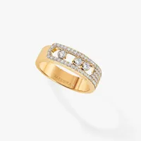 Ring Move Noa Pavé Yellow — thumbnail 1
