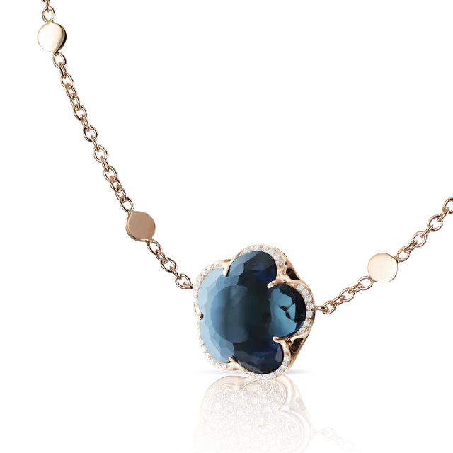 Колье BON TON London BLUE Topaz