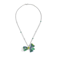 Necklace Ribbon Green