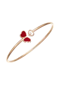 Bracelet HAPPY Hearts Red
