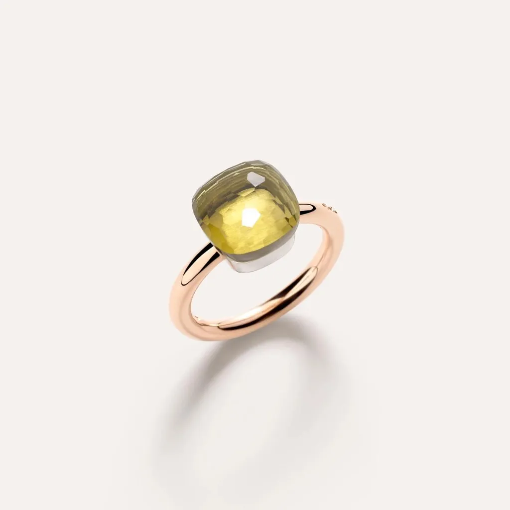Ring Nudo Classic lemon quartz — 1