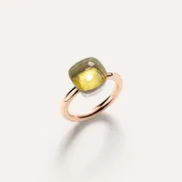 Ring Nudo Classic lemon quartz