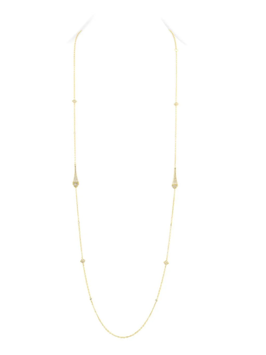 Dlouhý náhrdelník Cleo Full Diamond — 1