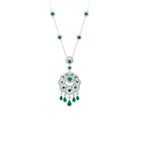 Подвеска Emerald Sunburst