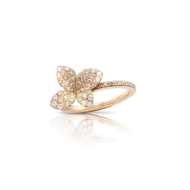 Prsten Petit Garden White AND Champagne Diamonds