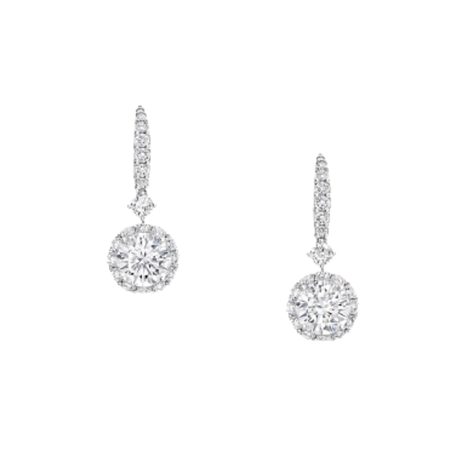 Earrings Icon Round Diamond — 1