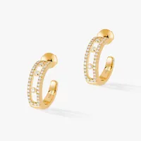 Earrings Move Pavé Hoop — thumbnail 1