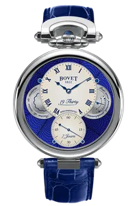 The 19Thirty Ivory with Blue Guilloché