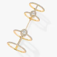 Ring Glam'azone Double Pavé — thumbnail 1