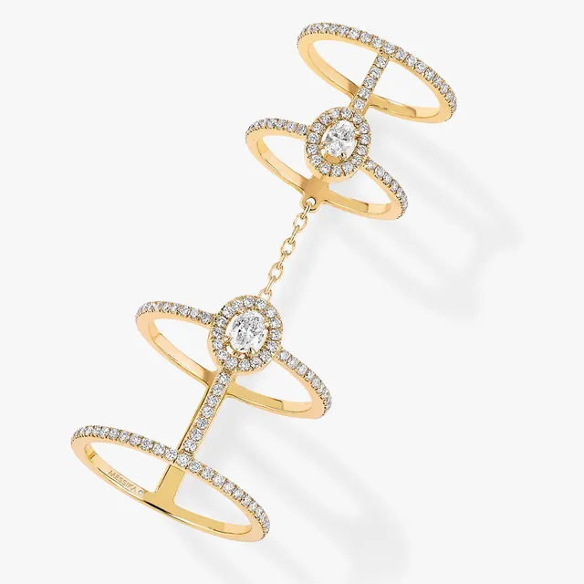 Prsten Glam'azone Double Pavé