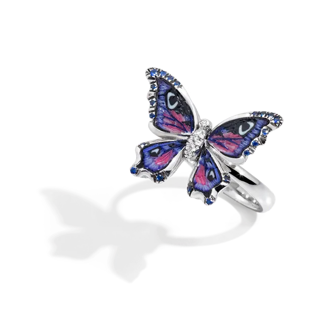 Nymphalia Purple Emperor Ring