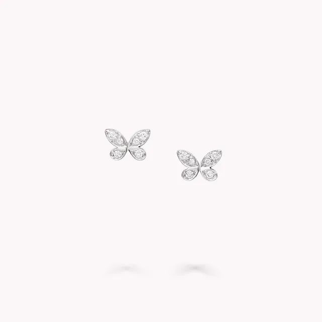 Ohrringe Pavé Butterfly Diamond Petite Stud